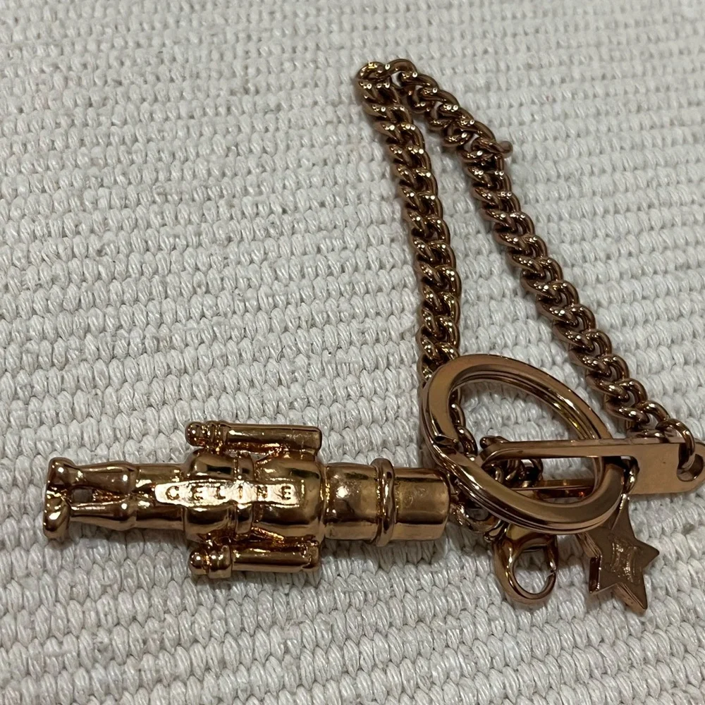 Celine Rose Gold Nutcracker Keychain - Picture 4 of 5